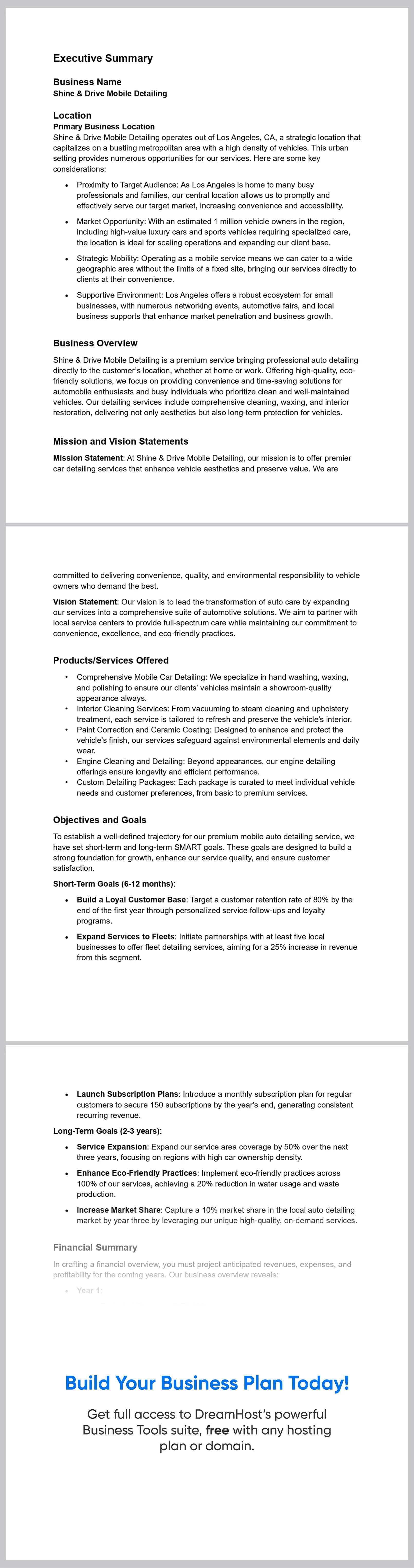 Racing business website