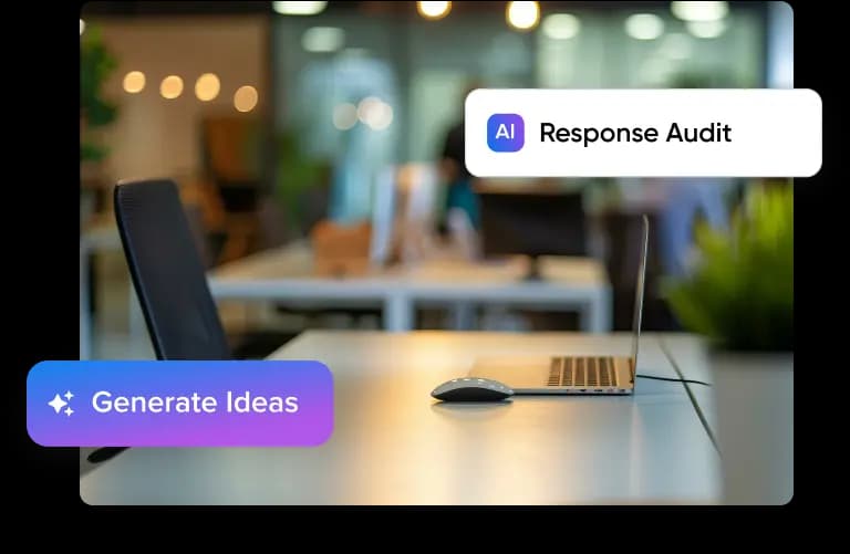 Laptop displaying business planner