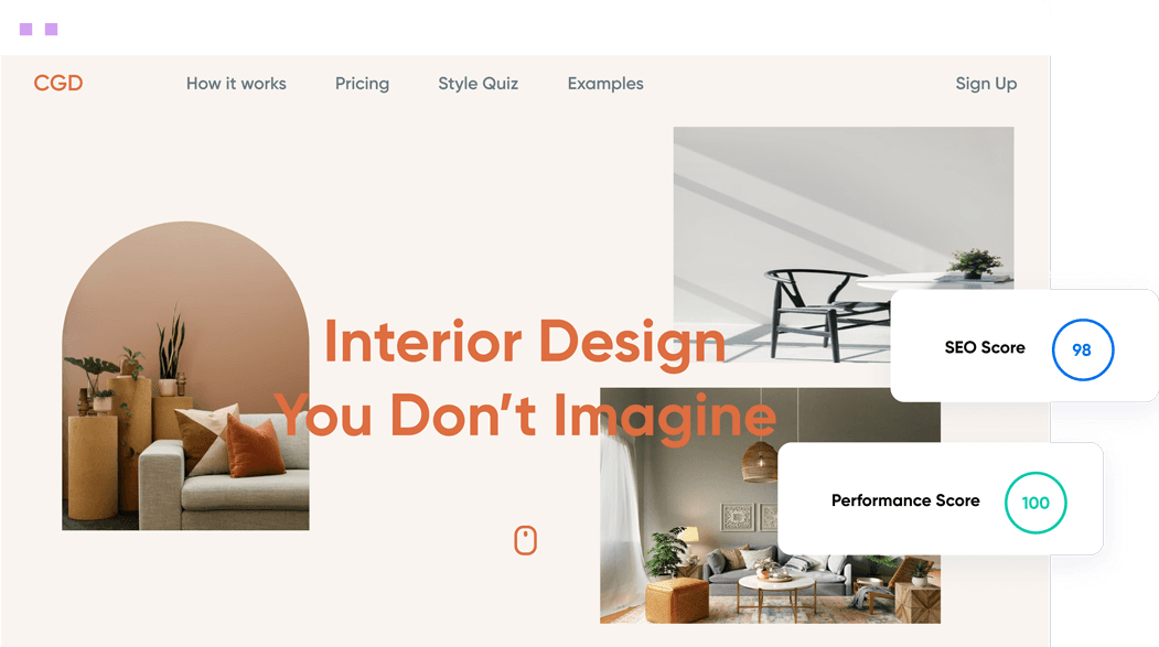 interior design website