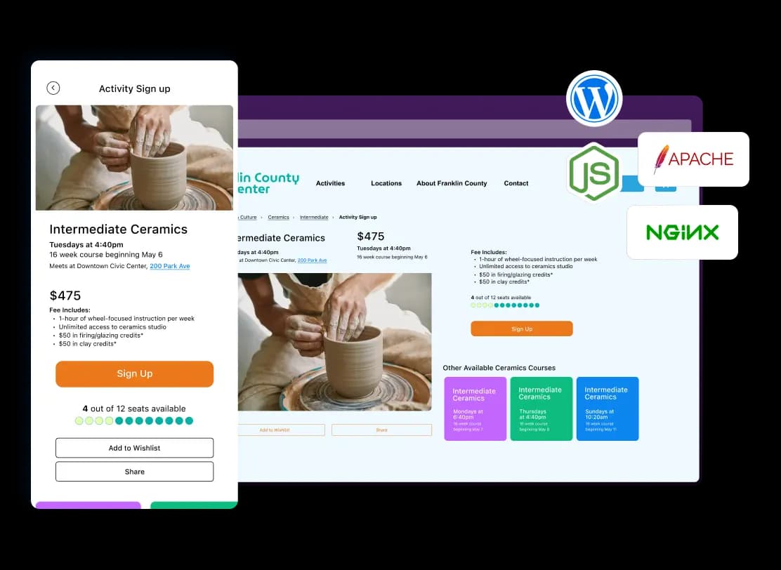 Managed VPS Hosting powered by either Apache or NGINX